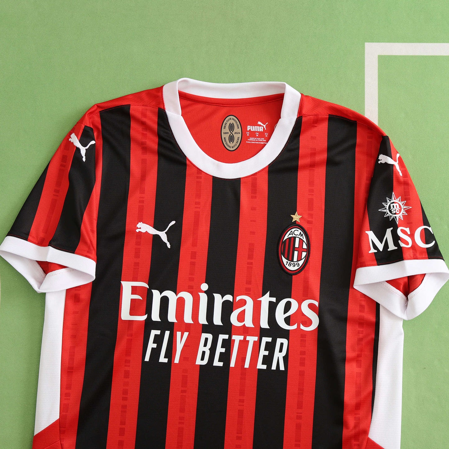 24/25 season AC Milan home Fan Version