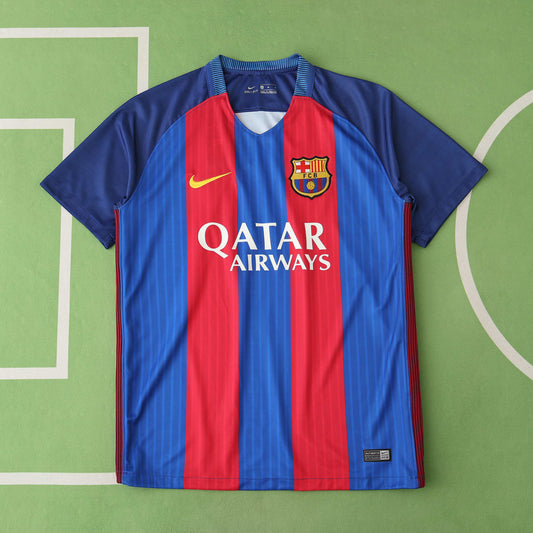 16/17 Season Barcelona Home retro Fan Version